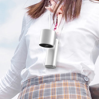 Ultra-Compact USB-Powered Mini Turbo Speed Fan with Digital Display for Outdoor, Office, and Dorm Use